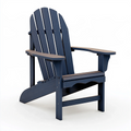 Adirondack-Gartenstuhl 83 x 78 x 98 cm aus Holz in Dunkelblau mit Armlehnen