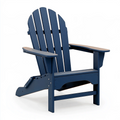 Adirondack Gartenstuhl 83 x 80 x 98 cm Kunststoff Blau mit Armlehnen